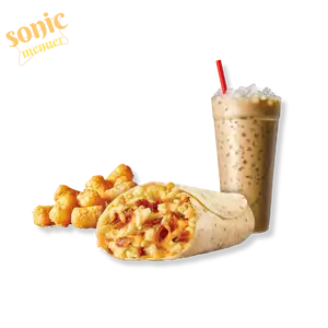 Bacon Breakfast Burrito Combo
