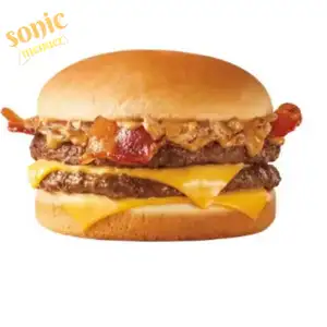 Peanut Butter Bacon SuperSONIC Double Cheeseburger
