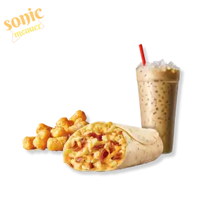 Sausage Breakfast Burrito Combo Sonic