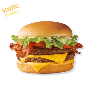 SuperSONIC Bacon Double Cheeseburger