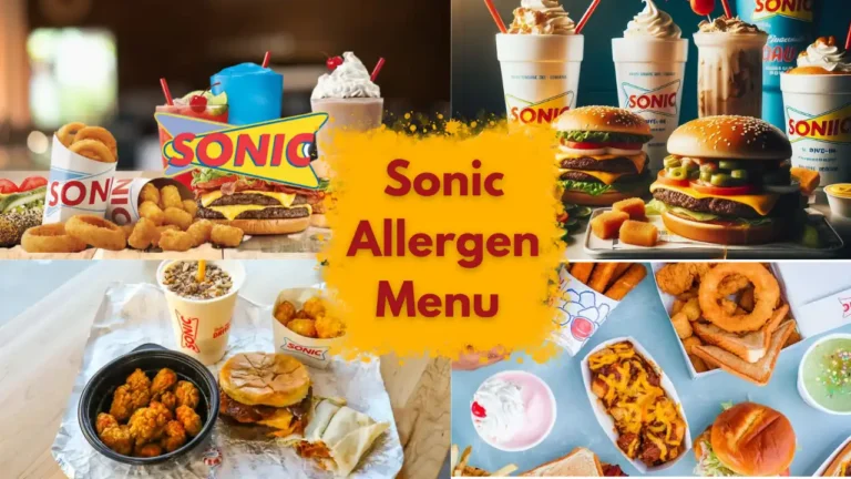 Sonic Menu Guide: Dairy-Free Sonic Allergen Menu (2024 Update)