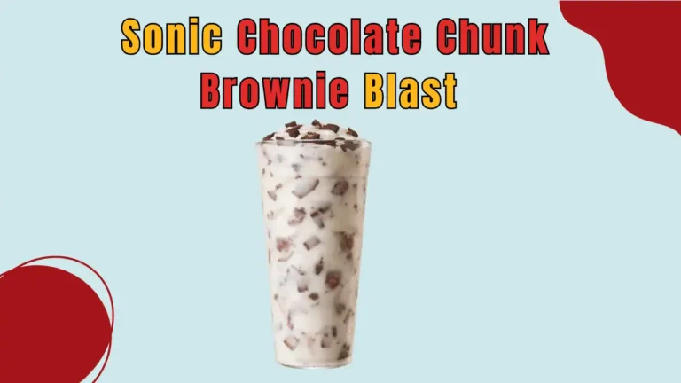 The Sonic Blast Craze: Unveiling the Chocolate Chunk Brownie Blast and Beyond