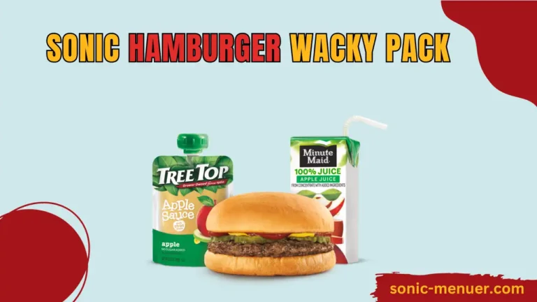 Dove into delicious fun with the Sonic Hamburger Wacky Pack