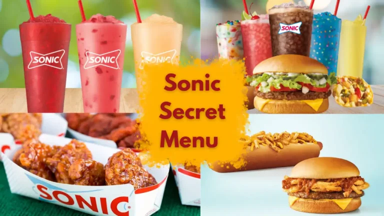 Sonic Drive-In: Dive into Sonic Secret Menu Items 2024!